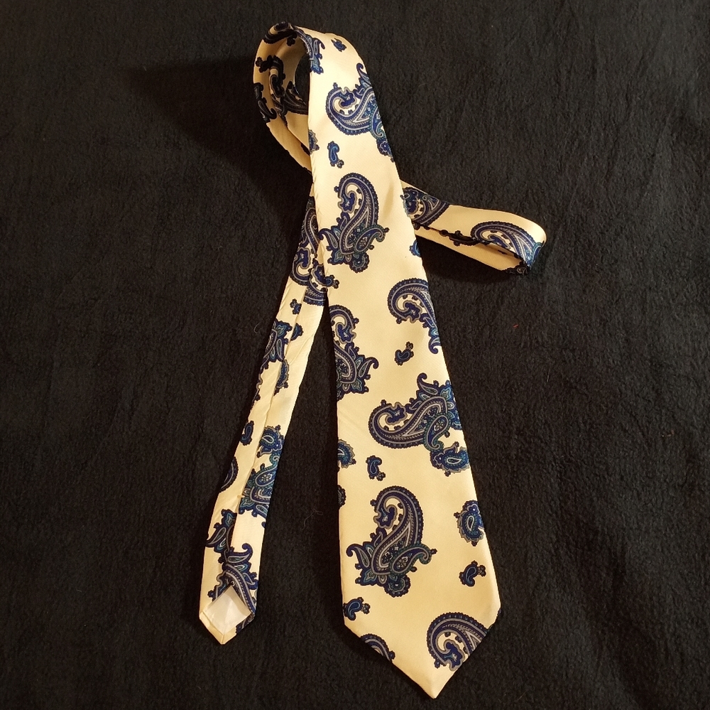 Tie Blue Paisley